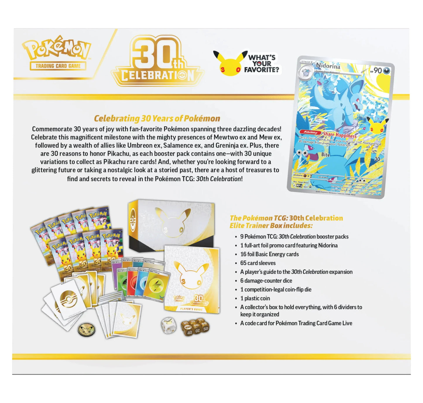 Elite Trainer Box (ETB) 30 Aniversario en español
