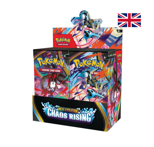 Booster Box Chaos Rising en inglés